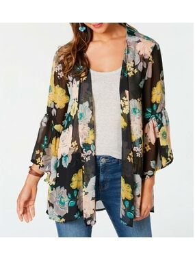 Style & Co. - Floral Sheer Kimono